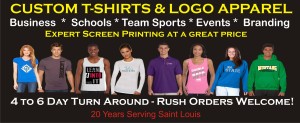 t-shirt screen printing in Saint Louis
