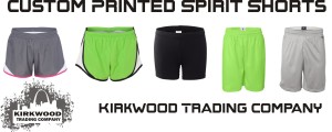 custom printed spirit shorts