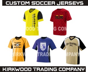 custom printed soccer jerseys