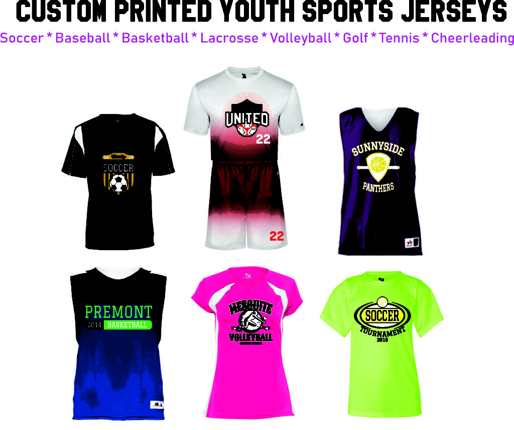 custom printed youth sports jerseys Kirkwood Trading Company Custom