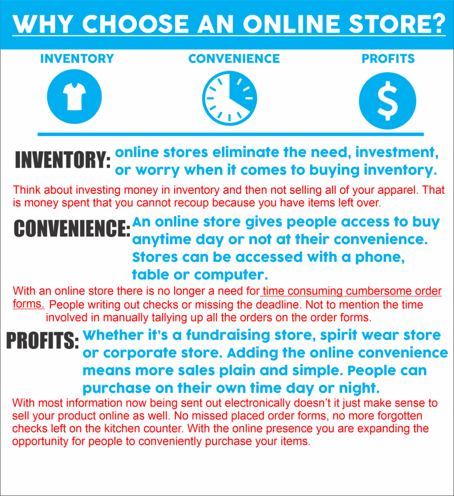 Why online spirit wear stores work better