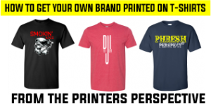 Custom branding t-shirt printing