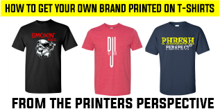Custom branding t-shirt printing