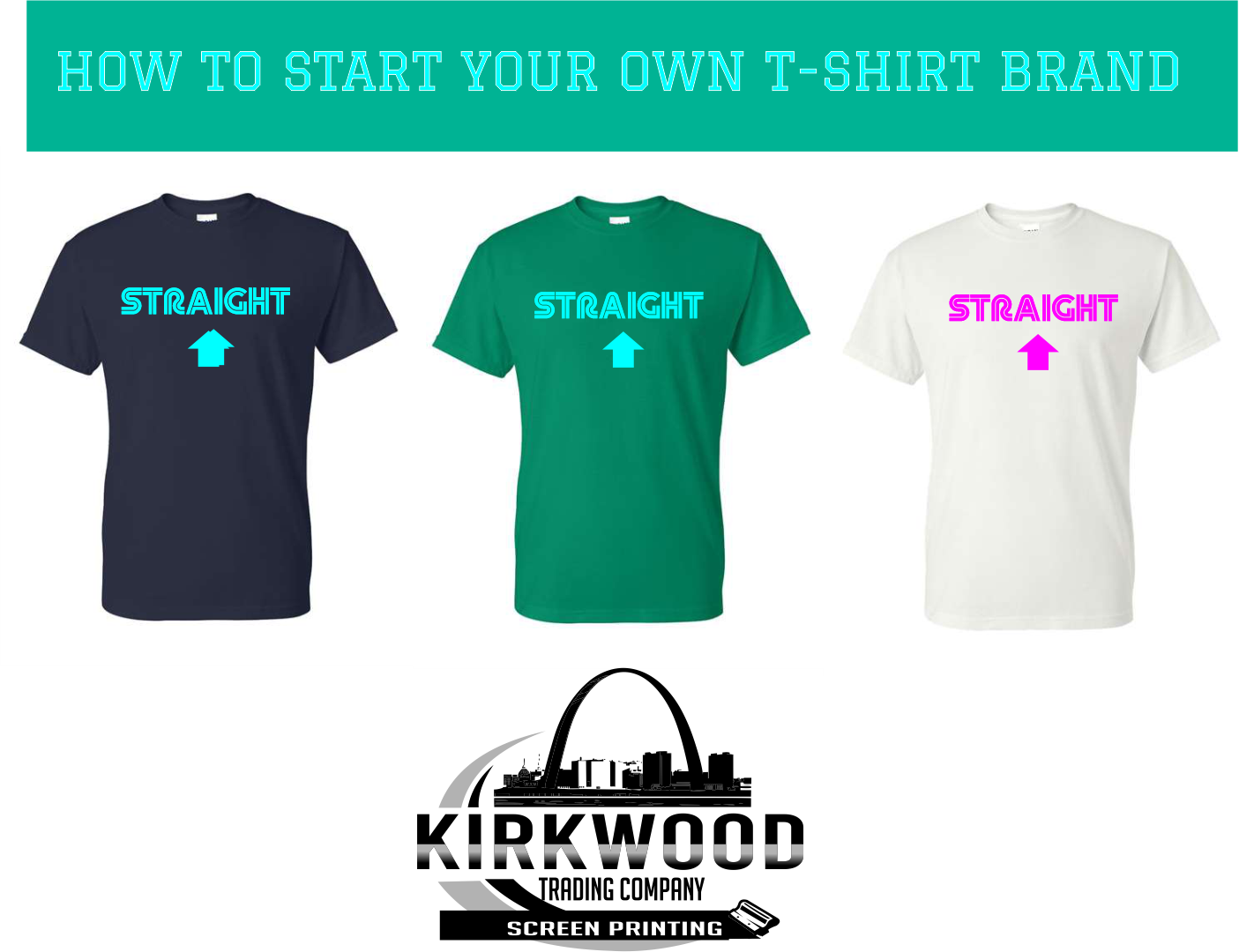 How to start your t-shirt brand | Kirkwood Trading Company | Custom t- shirts - Kirkwood Trading Company | Custom Printing