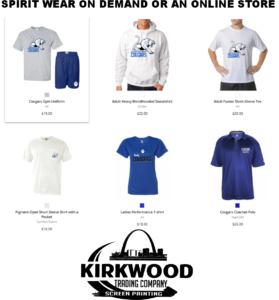custom school spirit wear free online store