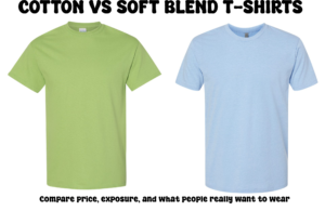 soft t-shirts vs cotton t-shirts